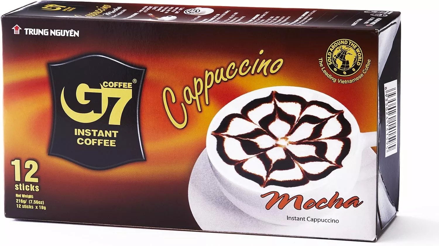 Cappuccino instantané  Mocha 12x18g Trung Nguyen