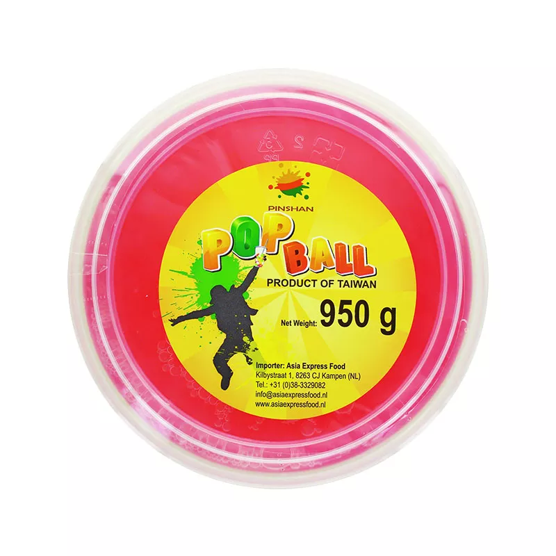 Popping bobal Bubble tea FRAISE 950g  PINSHAN