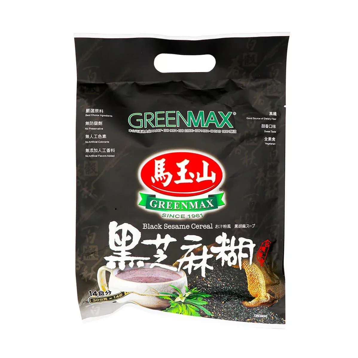 Céréales au sésame noir 14x30g GreenMax