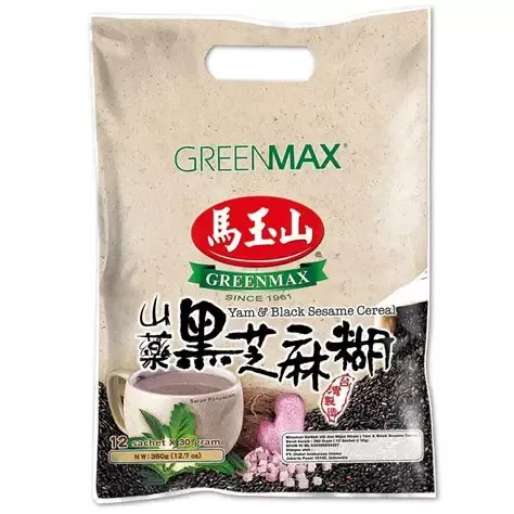 Céréales au yam et sésame noir 455g Greenmax