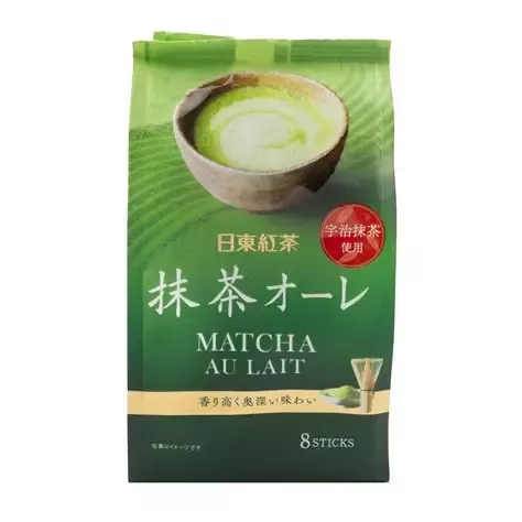 Thé Matcha instantané au lait 8x12g Nitto