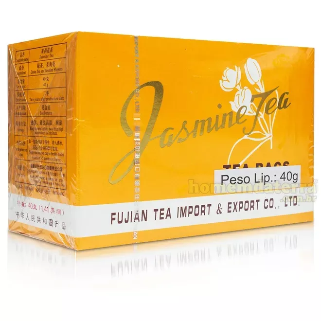 Thé vert au jasmin de chine en sachets 40g