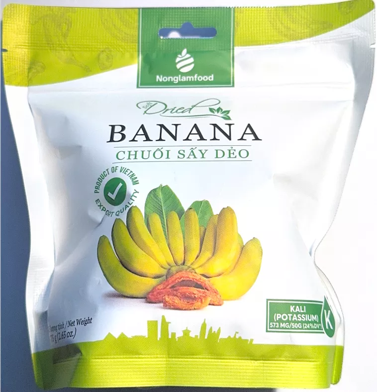 Banane séchée 75g NONGLAMFOOD