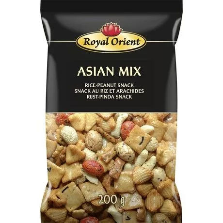 Mix de craquelins au riz et cacahuète 200g ROYAL ORIENT