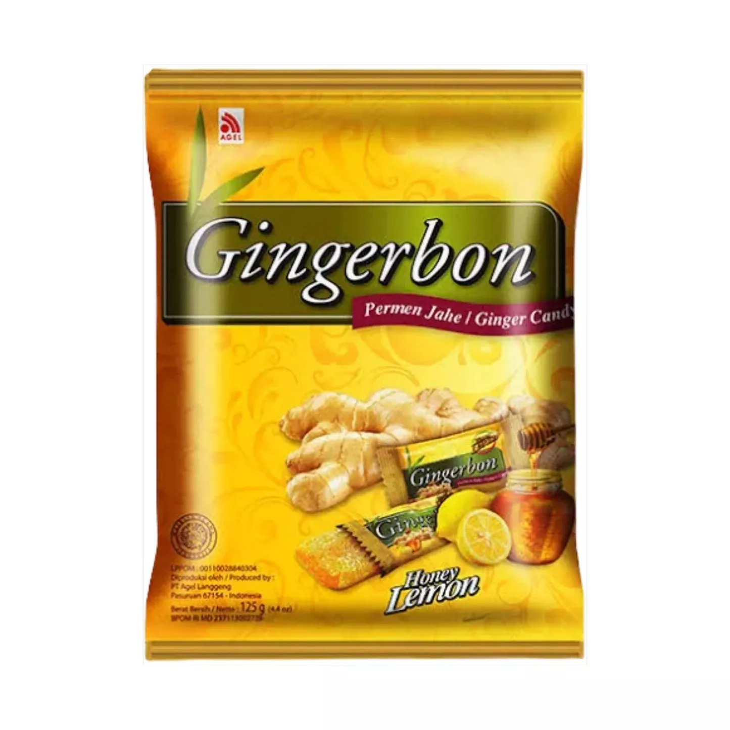 Bonbon de gingembre au miel 125g AGEL