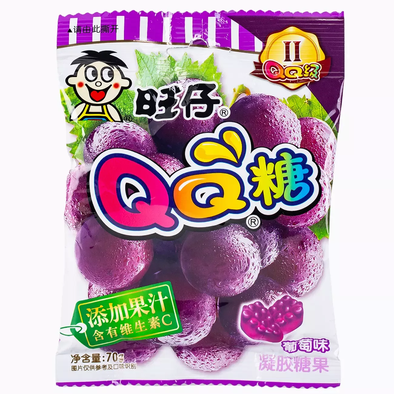 Bonbons gummy au raisin 60g WANT WANT
