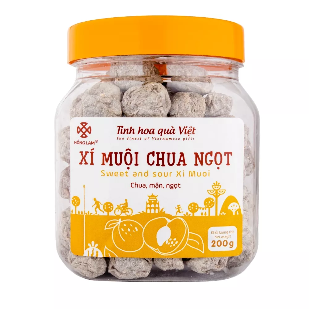 Prunes séchées aigre douce 200g HONG LAM