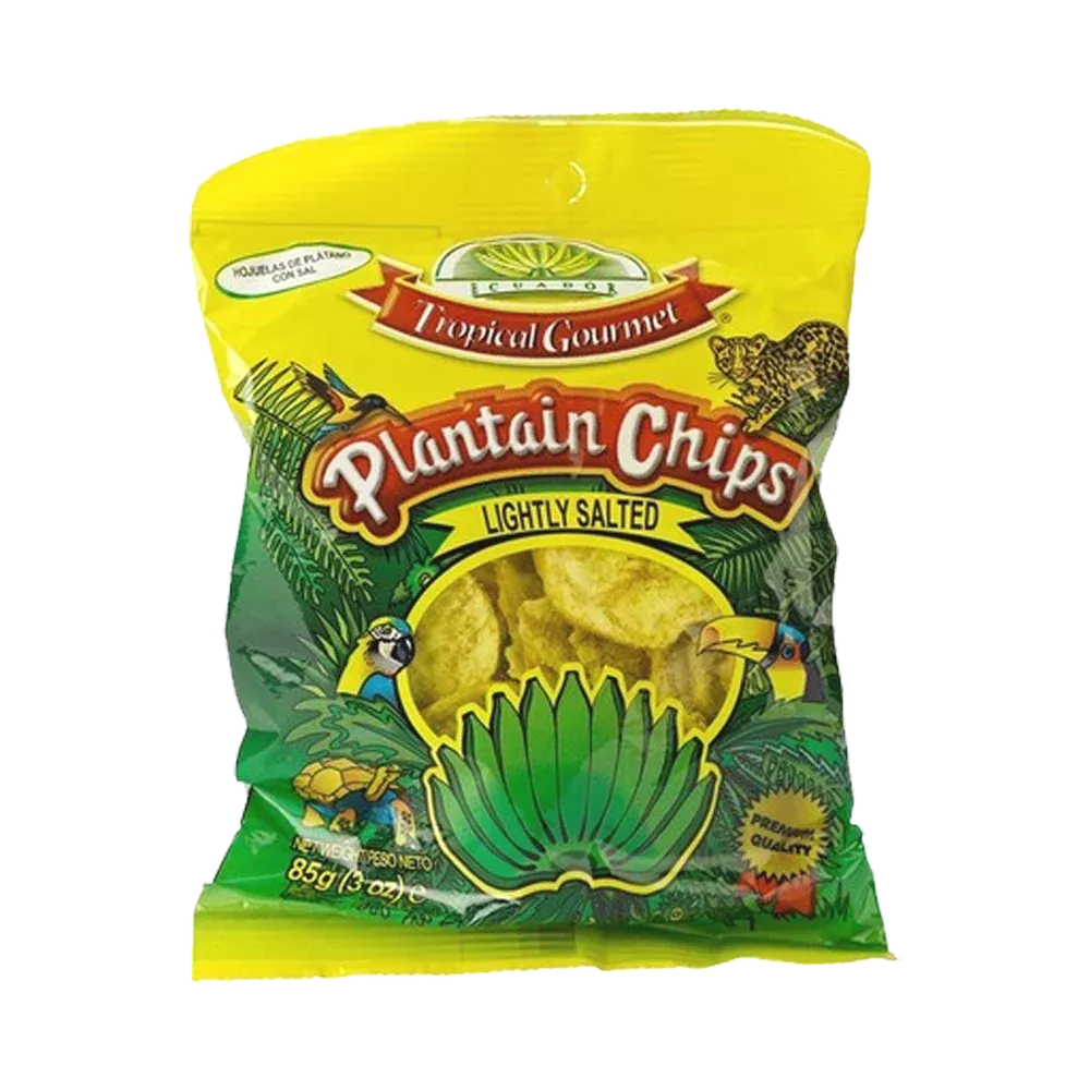 Chips de banane plaintain salé 85g TROPICAL GOURMET