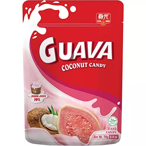 Bonbons de Goyave & coco 78g CHUN GUANG
