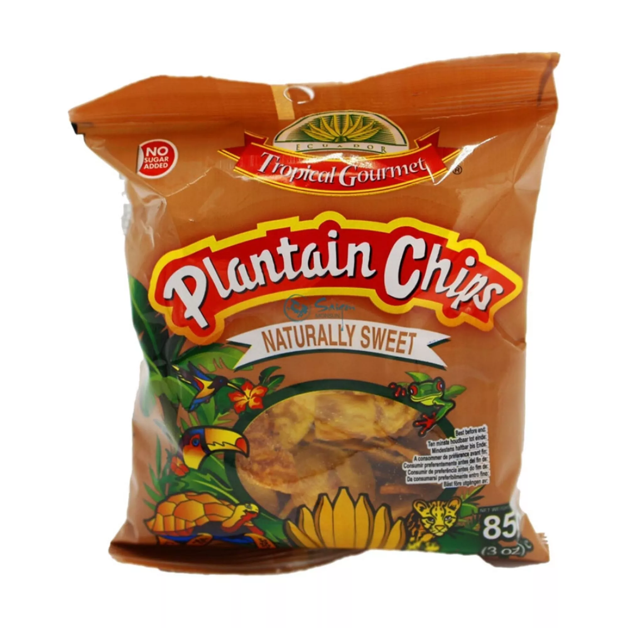 Chips de banane plaintain sucré 85g TROPICAL GOURMET