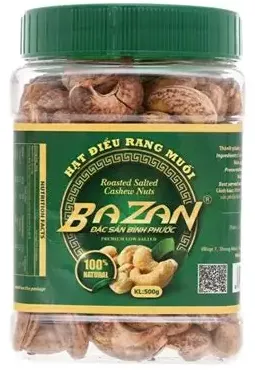 Noix de cajou grillées avec membrane 500g BANZAN
