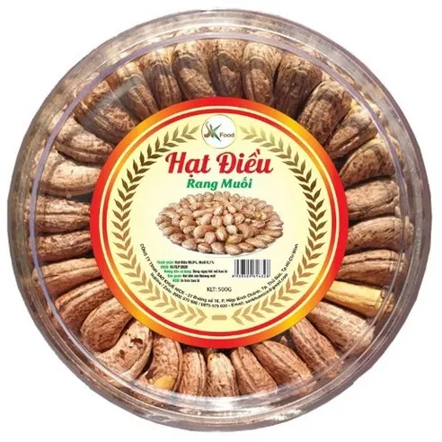 Noix de cajou grillées avec membrane 500g SM STAR