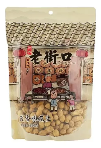Cacahuètes grillées à l'ail 160g LAOJIEKOU