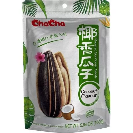 Graines de tournesol grillées au jus de coco 160g CHACHA
