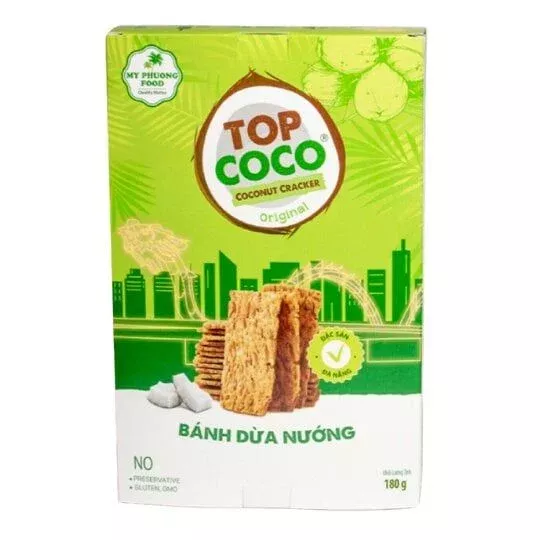 Biscuits grillés au coco 180g MY HUONG FOOD
