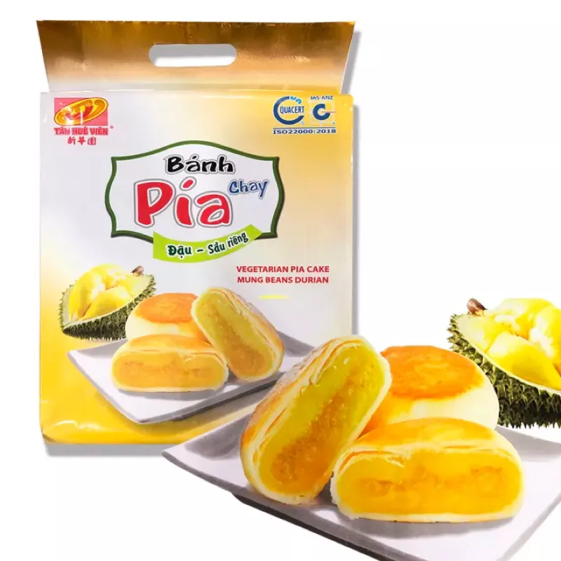 Gâteaux au durian et haricot 480g TAN HUE VIEN