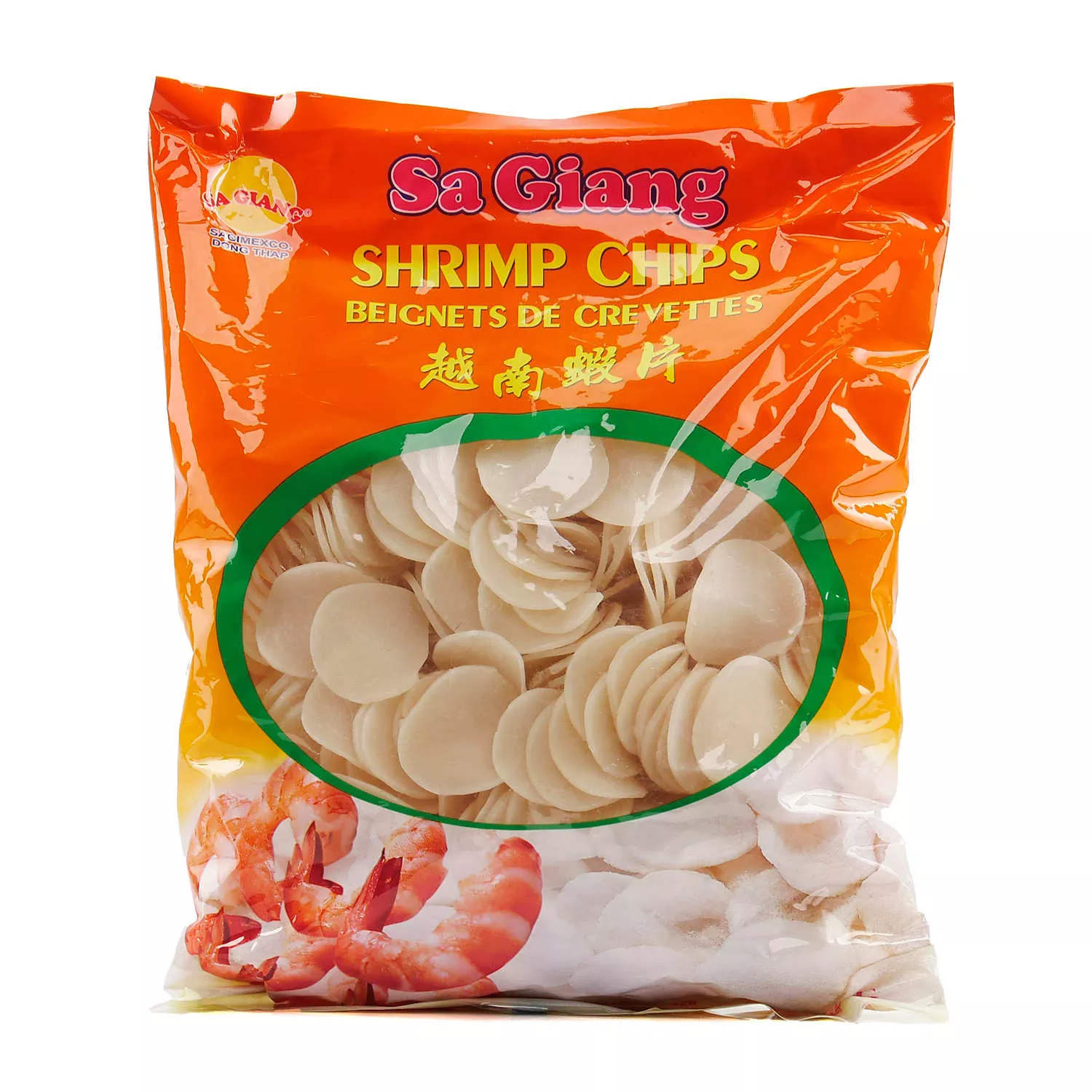 Chips aux crevettes à frire 1kg SA GIANG