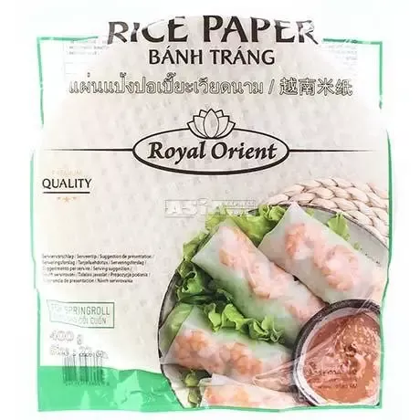 Galettes de riz pour rouleaux d'été rondes 400g 22cm ROYAL ORIENT