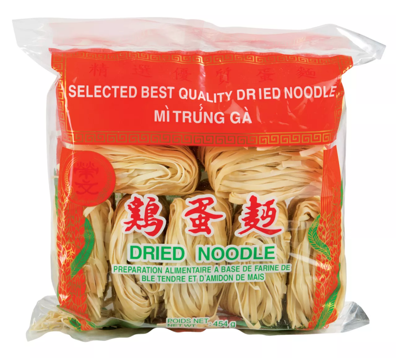 Nouilles de blé larges MI TRUNG GA 454g