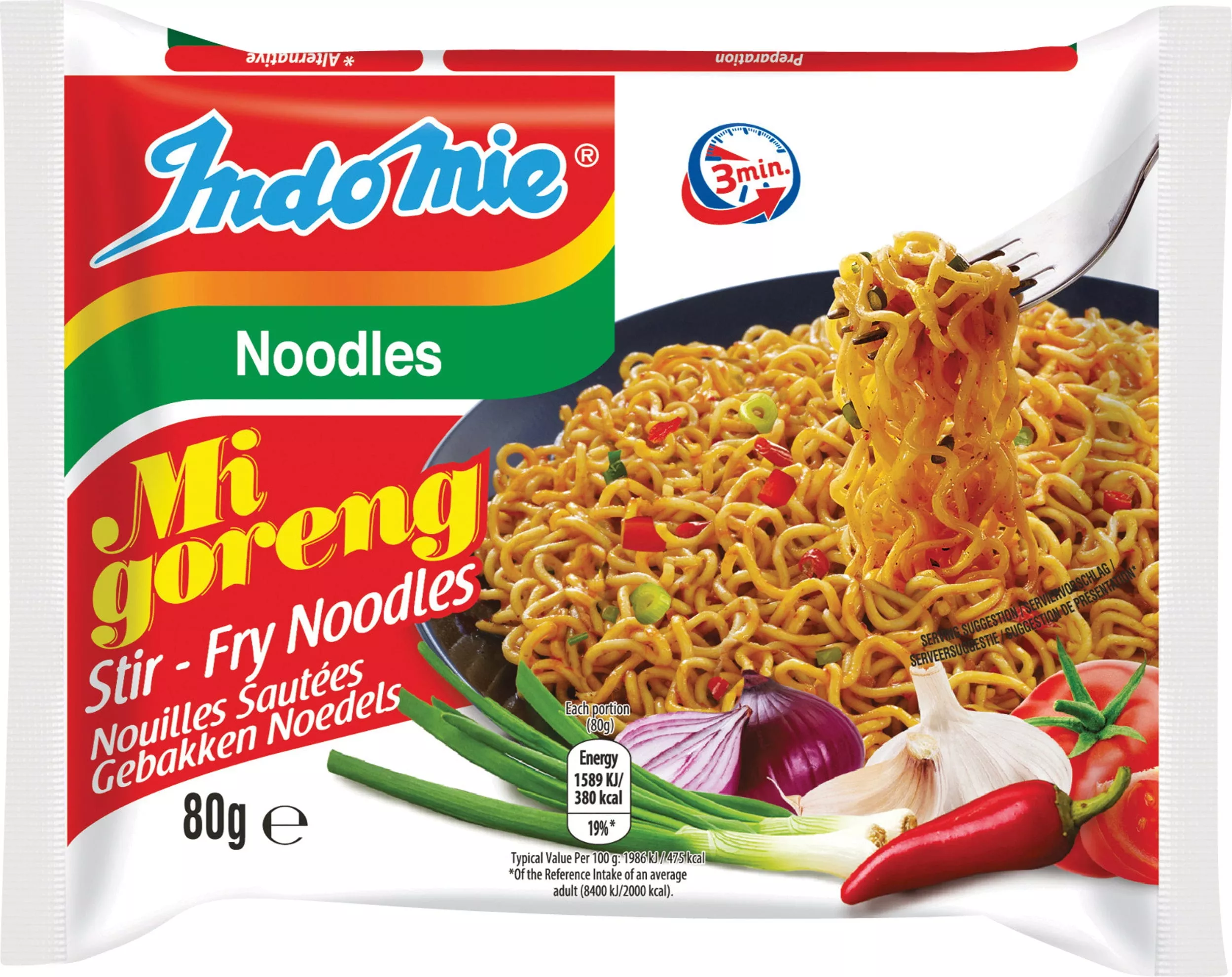 Nouilles Mi Goreng 80g INDOMIE