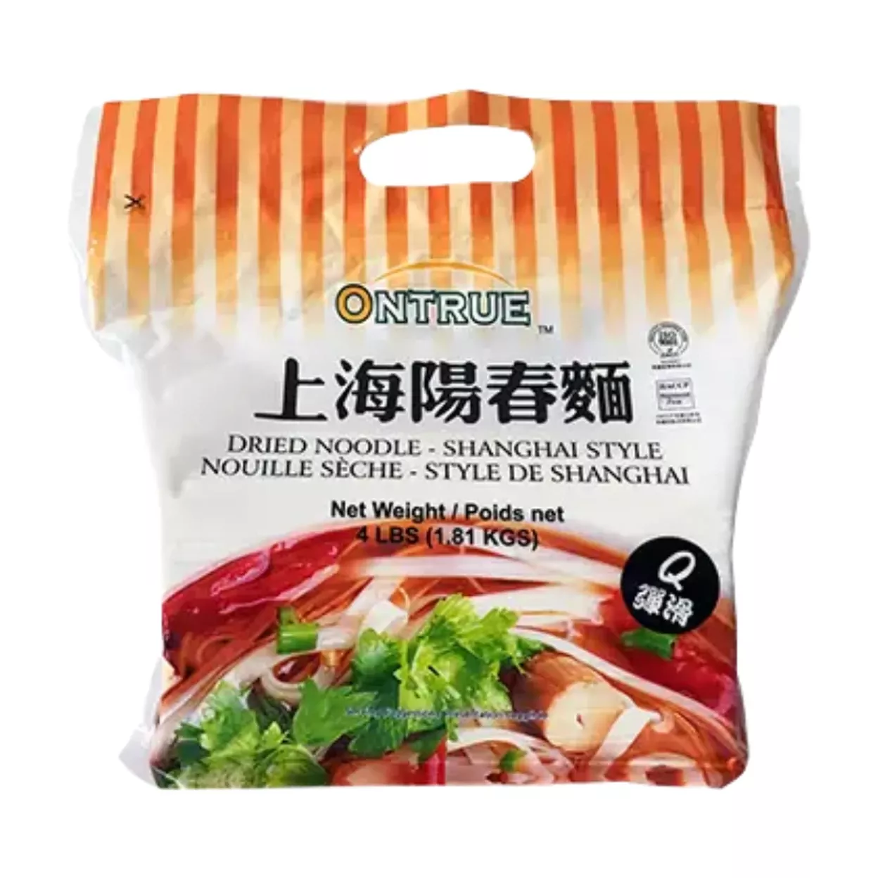 Nouilles de blé style Shanghai 1.81 kg ONTRUE