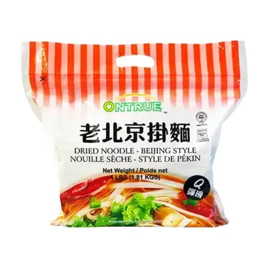 Nouilles de blé sèches style Beijing 1.81 kg ONTRUE