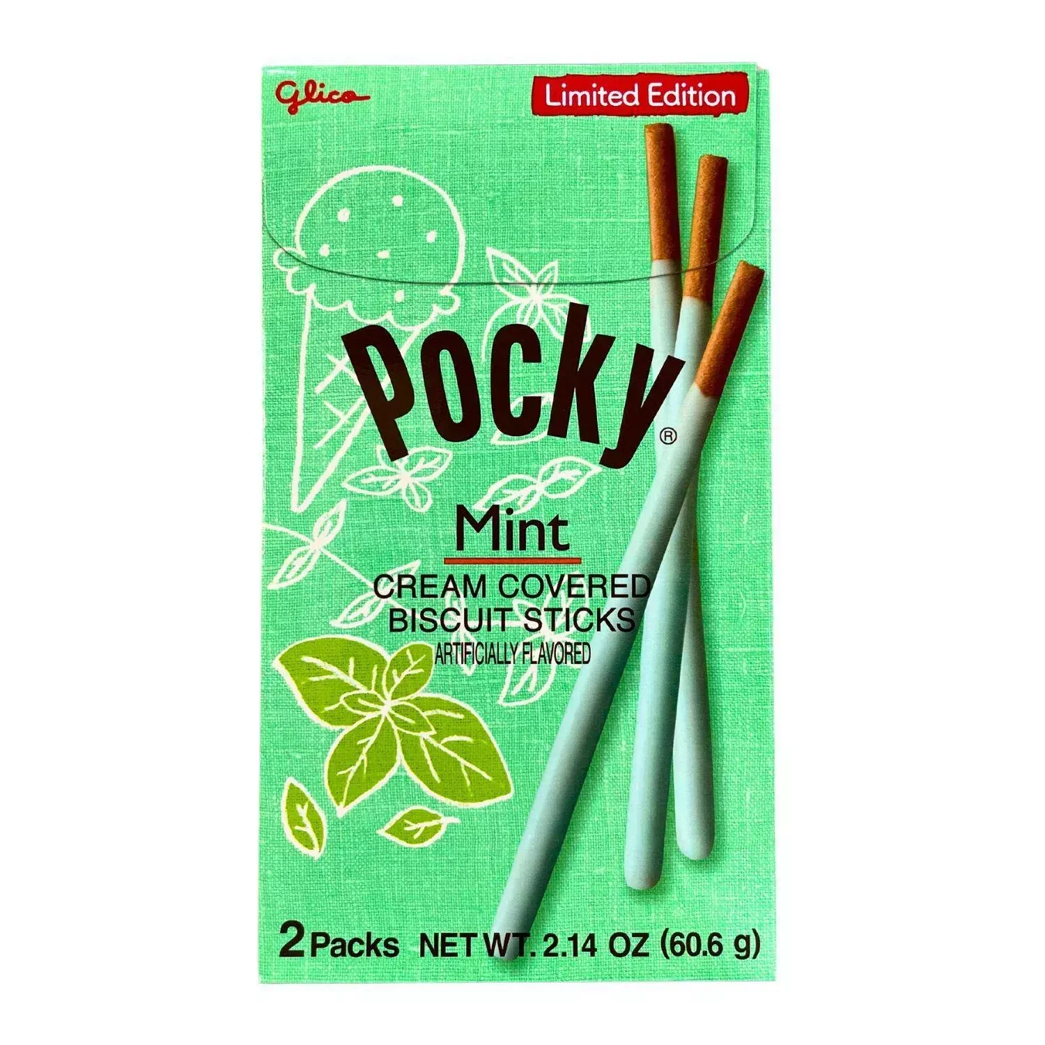 Pocky biscuits stick chocomint / chocolat menthe 60g GLICO