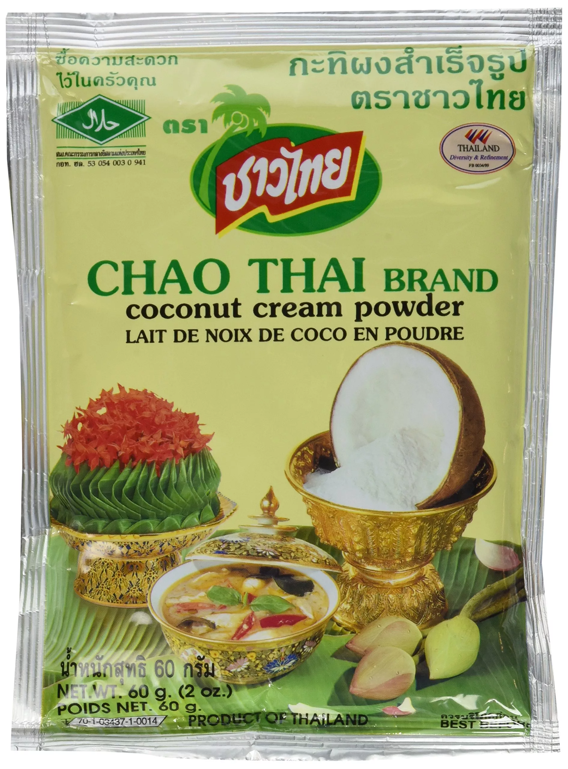 Lait de coco en poudre 60g CHAOTHAI