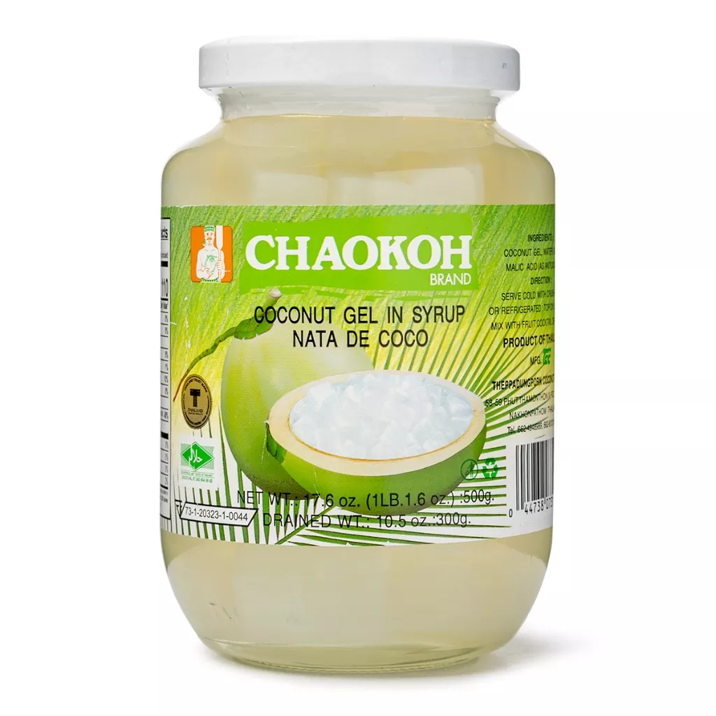 Coconut gel in sirup /Gelée de coco 500g CHAOKOH