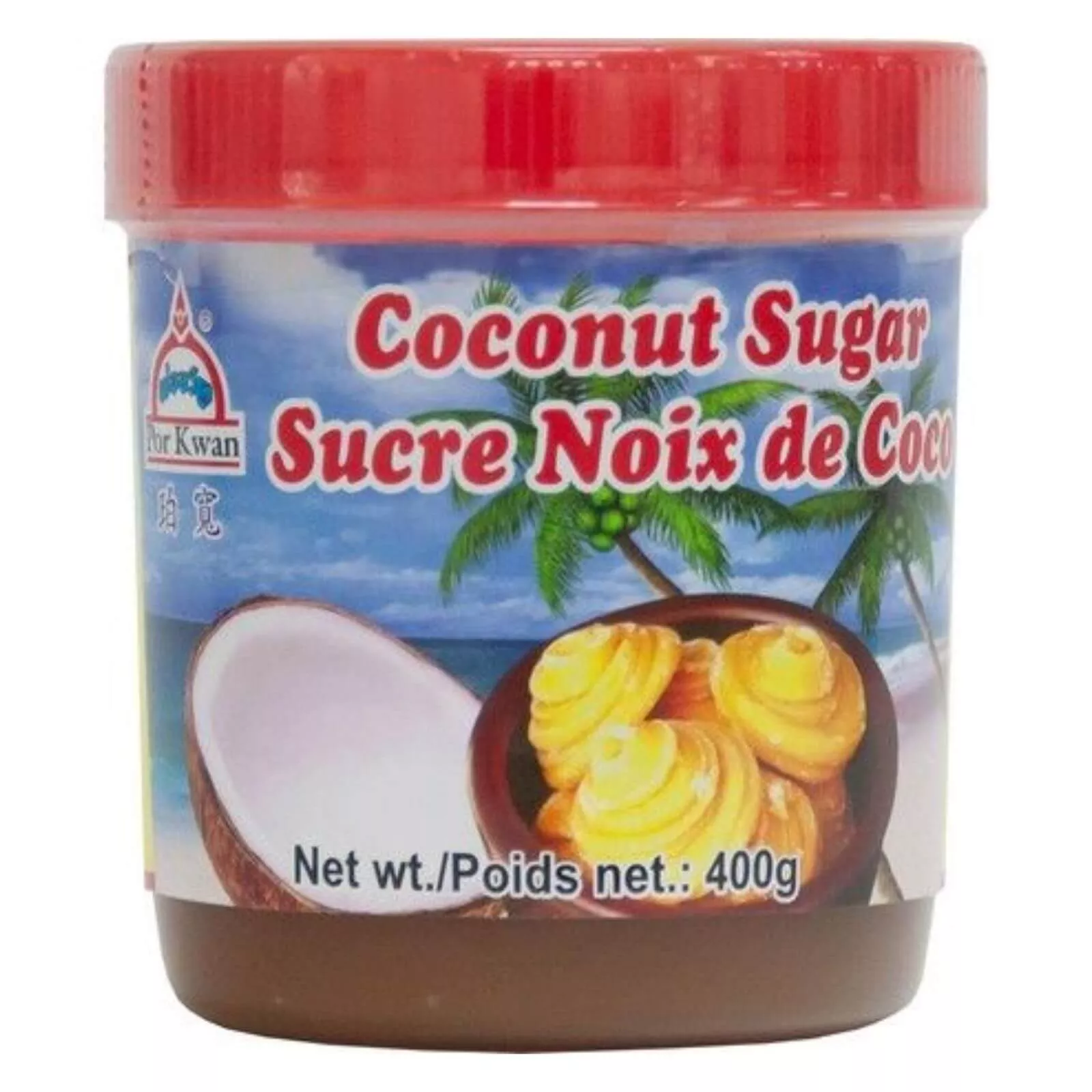 Coconut sugar / sucre de noix de coco 100% 400g POR KWAN