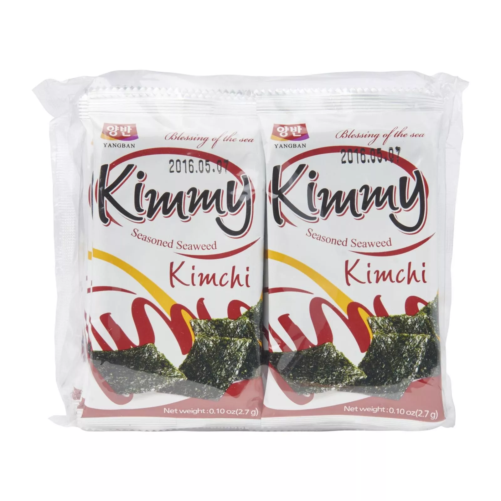 Algues grillées au Kimchi 40g YANGBAN