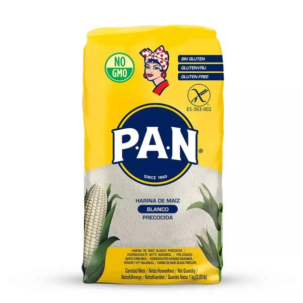 Farine de maïs blanc pure 1kg P.A.N