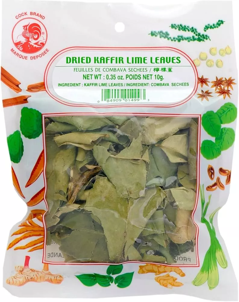 Feuille de caffir/combava/citron séché 10g COCK BRAND