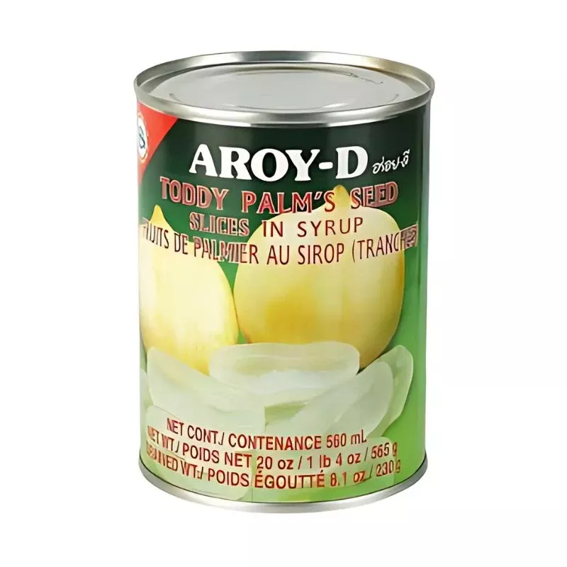 Fruits de palmier en tranches au sirop  565g AROY-D
