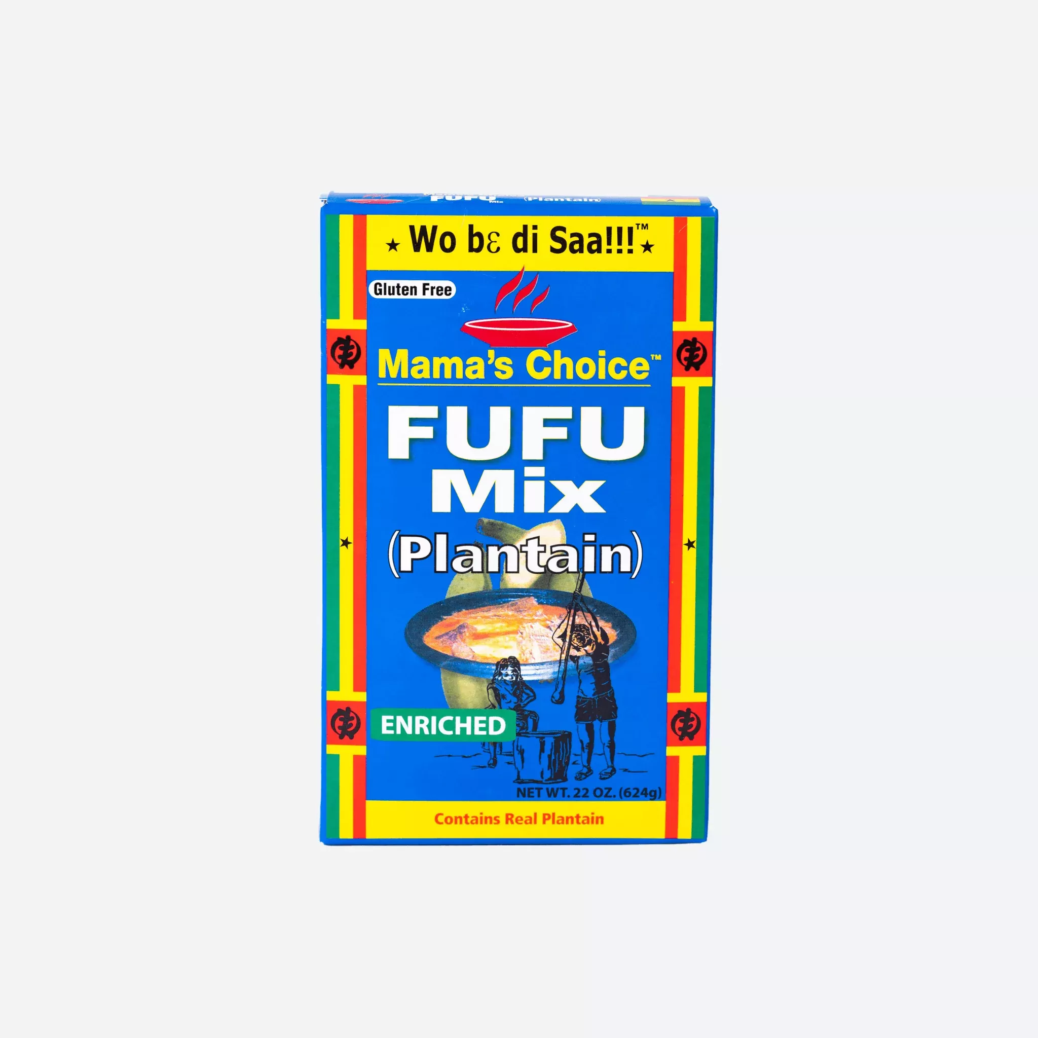 Fufu mix plantain 624g MAMA'S CHOICE