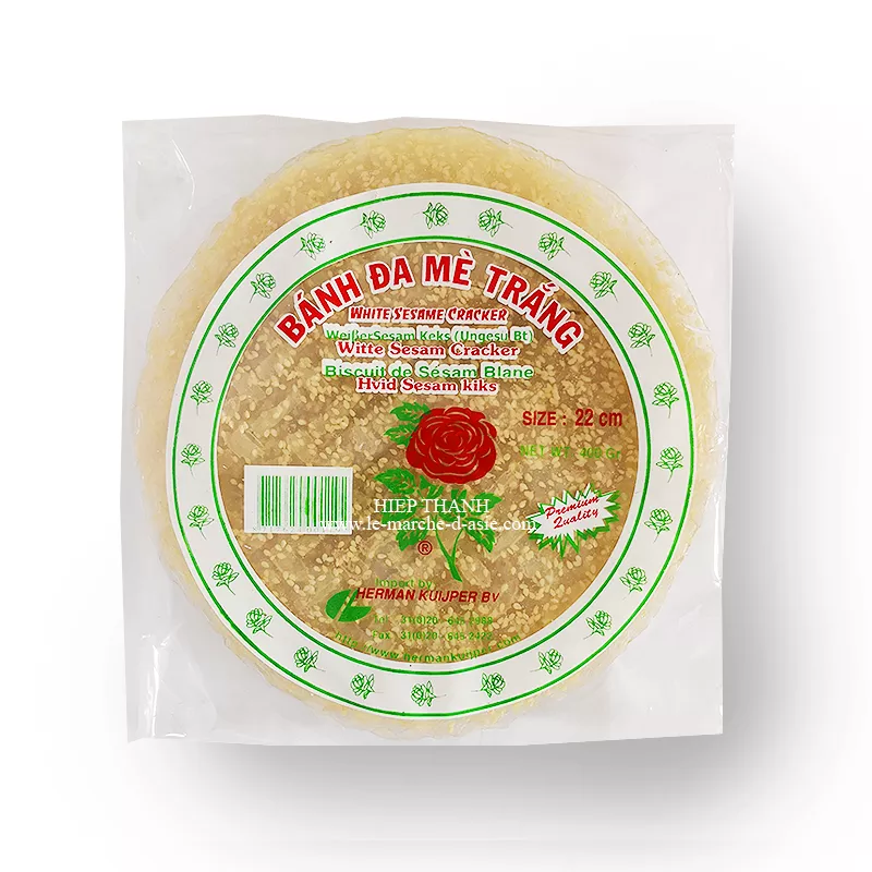 Galette de riz au sésame blanc 400g ROSE