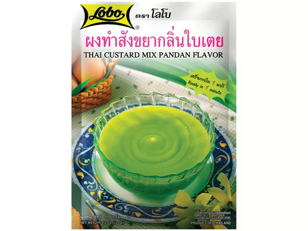 Thai custard mix pandan flavour 120g LOBO