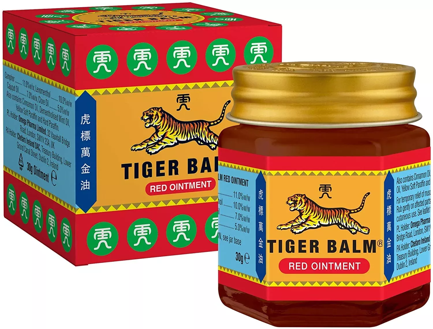 Tiger balm red ointment 19.4gr LTP
