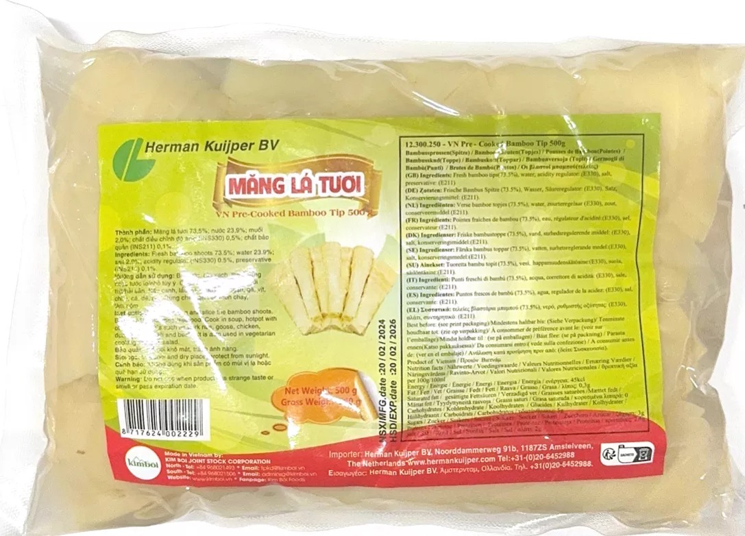 Bambous frais entiers 500g HK BV