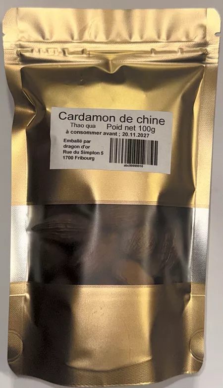 Cardamome de chine 100g DRAGON D'OR