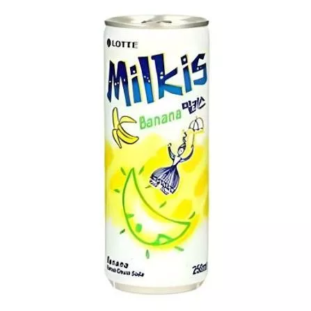 Milkis soft drink banane 250ml LOTTE