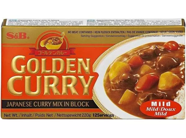 Mélange pour curry doux golden 220g S&B