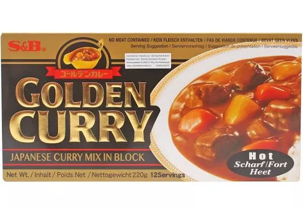 Mélange pour curry fort golden 220g S&B