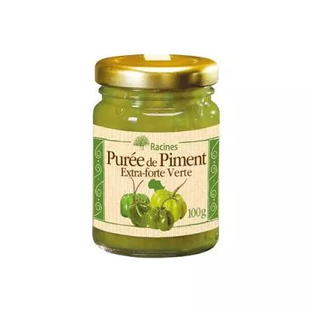 Purée de piment extra forte verte 100G RACINES