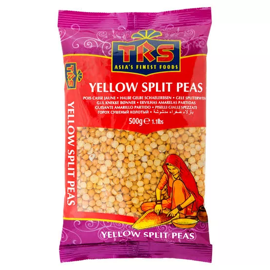 Yellow split peas / pois cassés jaune 500g TRS