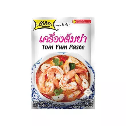 Tom yum paste / pâte de crevette tom yum 30g LOBO