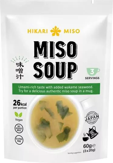Soupe miso 3 portions HIKARI MISO