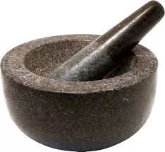 Mortier en granit avec pilon 18cm