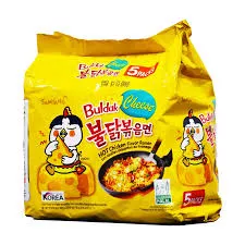 Nouilles Buldak chicken cheese Ramen 5x140g SAMYANG