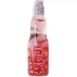 Japan HATAKOSEN ramune strawberry  200ml